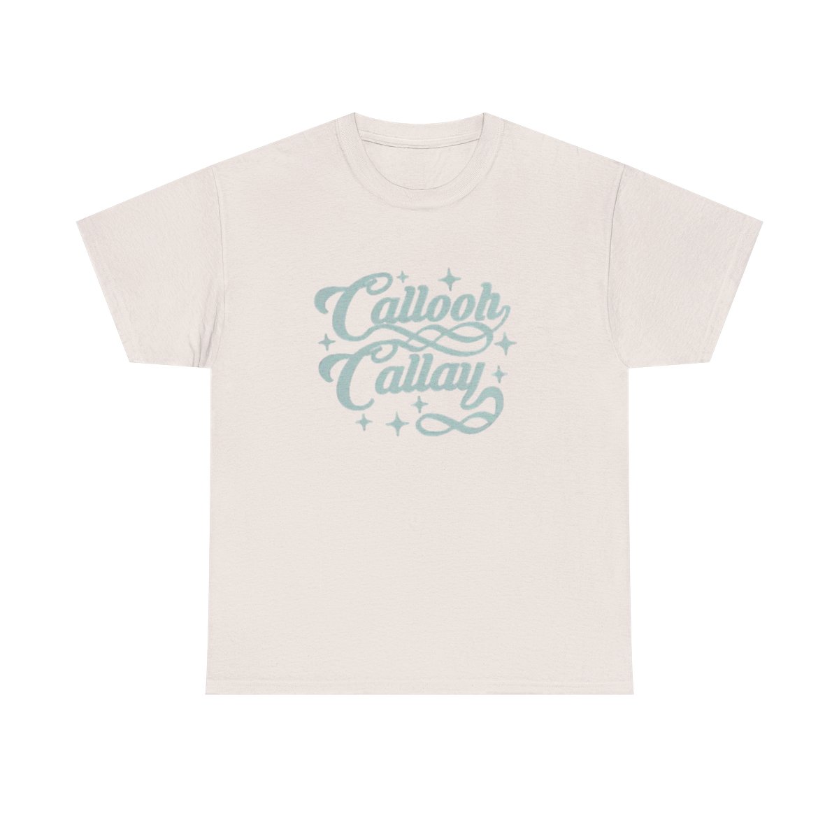 Callooh Callay Tee | Script Lettering T-Shirt, Literary Quote Shirt Not Another D&D Podcast - alternate angle 3, merchandise