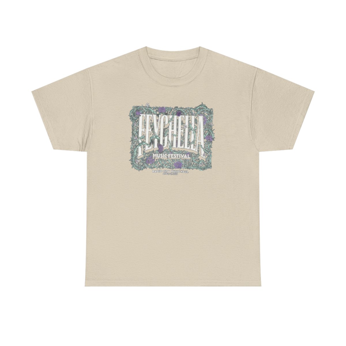 Eeychema Music Festival Tee | Band Logo, Gothic Frame, Black Shirt Not Another D&D Podcast - alternate angle 2, merchandise