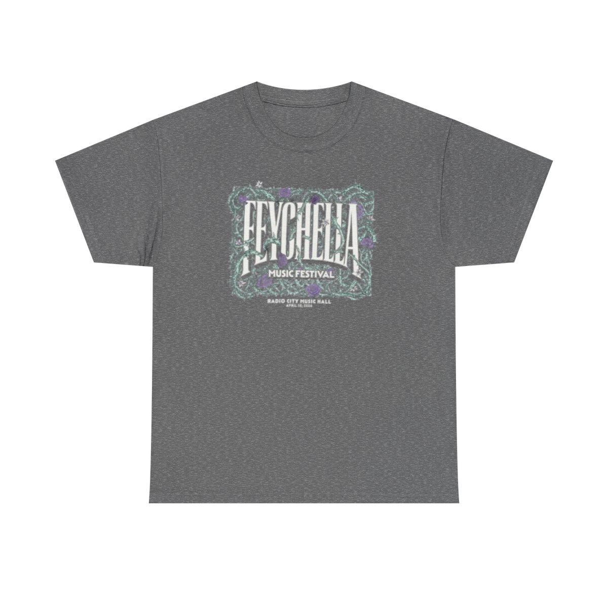 Eeychema Music Festival Tee | Band Logo, Gothic Frame, Black Shirt Not Another D&D Podcast - alternate angle 4, merchandise
