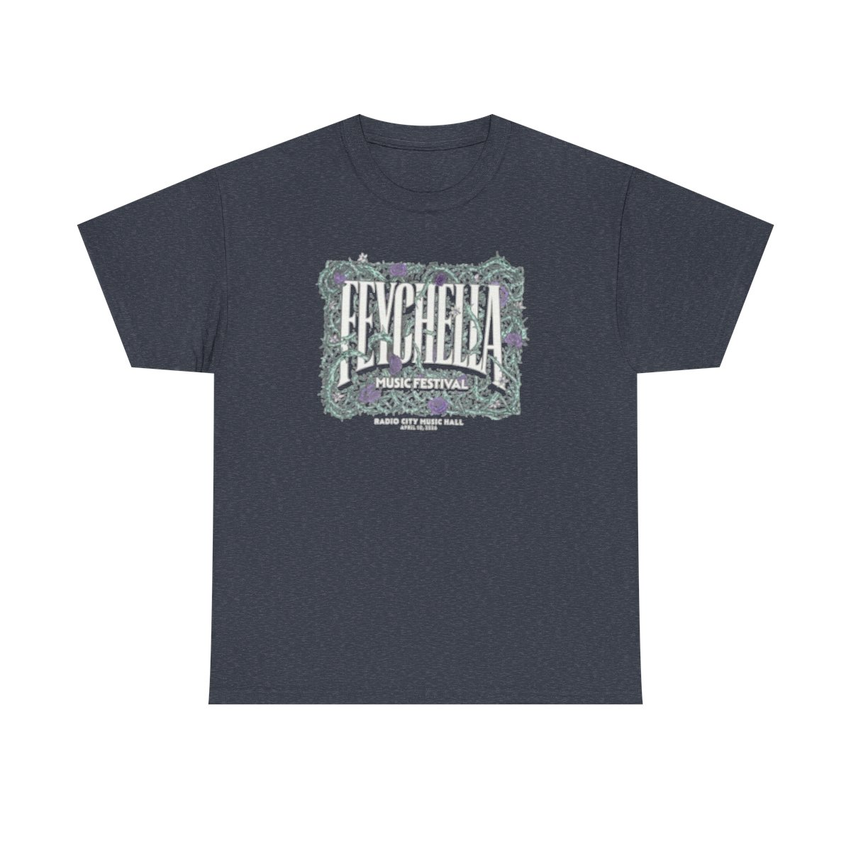 Eeychema Music Festival Tee | Band Logo, Gothic Frame, Black Shirt Not Another D&D Podcast - alternate angle 5, merchandise