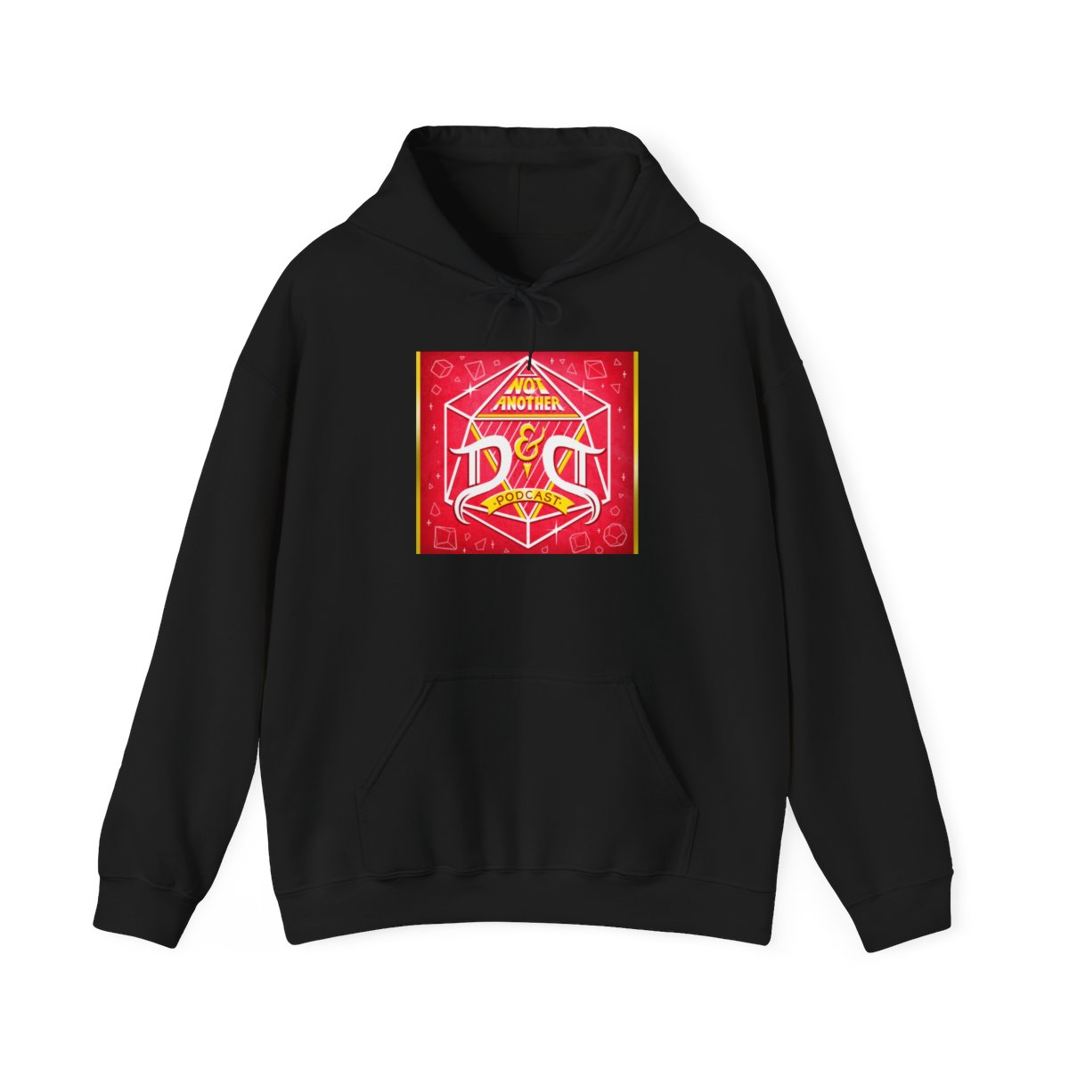 D&D Dragon Ampersand Hoodie | Roleplaying Dice Tabletop RPG Sweatshirt Not Another D&D Podcast
