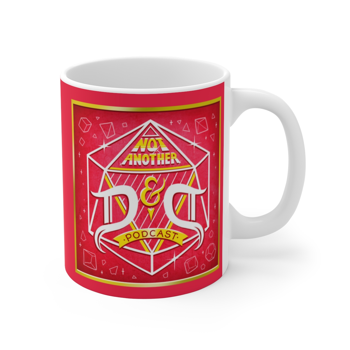 Chinese New Year Red Lantern Mug | 11oz Ceramic Zodiac Decoration Not Another D&D Podcast